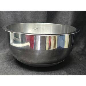 WP Heavy Duty Stainless Steel 6 Quart Mixing Bowl Rubber Bottom